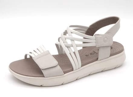 Jana Dames Sandaal - 28766-400 Lichtbeige - Wijdte H - Maat 41