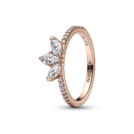 Pandora Sparkling Herbarium Cluster Ring Rosékleurig 182392C01-58