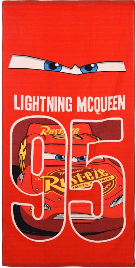 Strandlaken Disney Cars rood 70x140cm