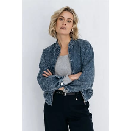 Zizo Fa25.patr.306 patrick jacket blue print