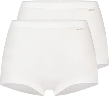 Ten Cate Basics shorts wit 2-pack voor Dames | Maat M