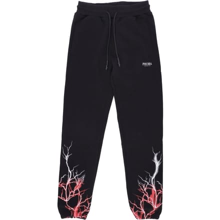 Lichtgewicht heren trainingsbroek Lightning Pants Zwart/rood/grijs
