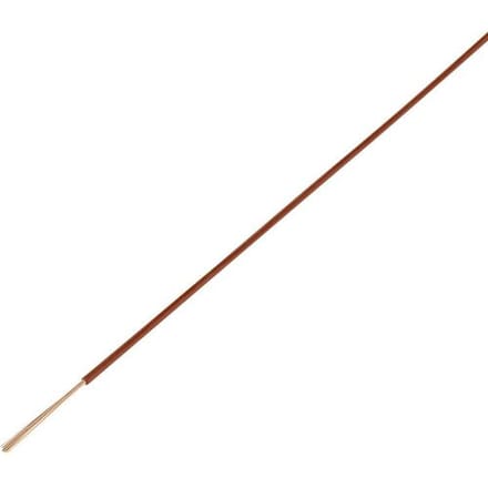 TRU COMPONENTS 1565609 Voertuigkabel FLRY-A 1 x 1 mm² Bruin 50 m