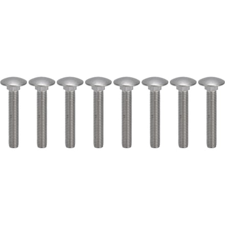 30 stuks M8x1.25 Schroefbout A2 RVS Kop Vierkant Grove Draad Karbouten DIN603M8x50