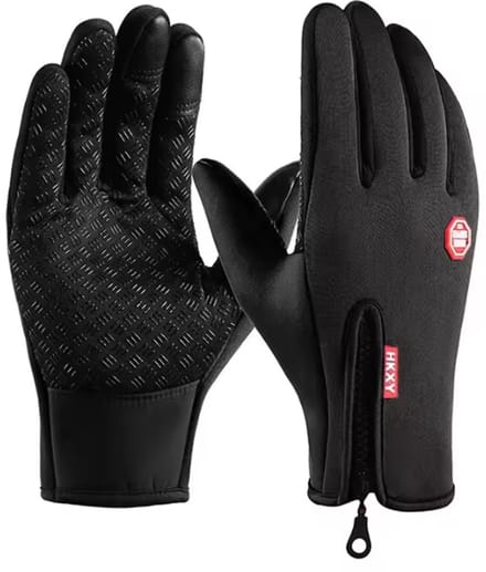 New Age Devi - Waterdichte touchscreen handschoenen- - unisex - zwart - maat S