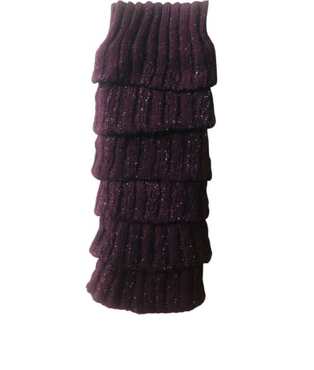Modieuze Warme Beenwarmers / Sleever / Legwarmer | Beenwarmer | One Size - Paars