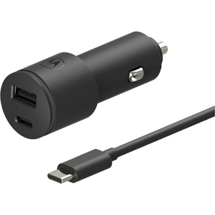 Motorola Turbopower Oplader 45W Dubbele Usb-A Usb-C Met 1M Kabel Voor Telefoons