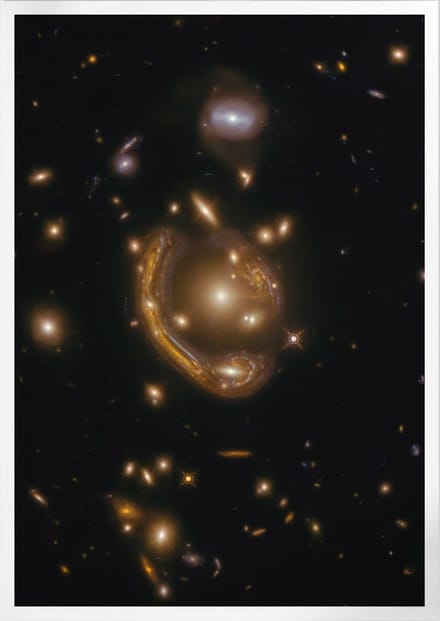 Rings Of Relativity | Space, Astronomie & Ruimtevaart Poster | A3: 30x40 cm