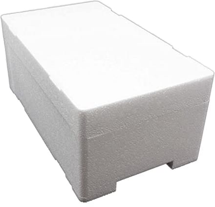 Piepschuim Box - Thermobox Isolatiebox - Transport Bescherming - Goede Isolatie - 5 Liter - Wit
