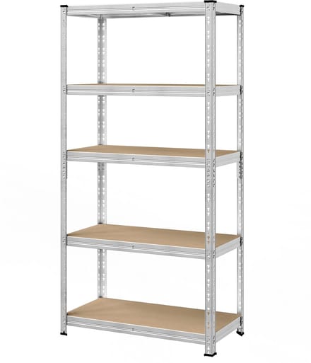SONGMICS - Stellingkast - Opbergrek - Zware - Schmetterling-Steeksysteem - Max 875 kg - Verstelbare