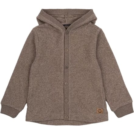 Kinderen fleece cardigan met capuchon Mikk-Line