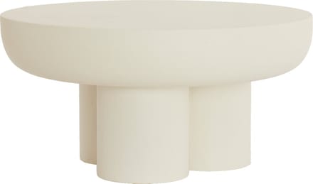 Light&living Salontafel Ø70x35 cm MIZUHO crème