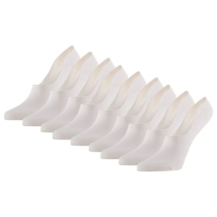 Bamboe footies basic - 9-Pack - Wit / 39/42