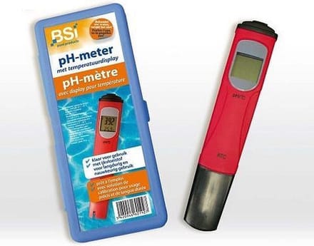 BSI - pH-Meter - Zwembad - Zwembadaccessoires - Voor het meten van de pH-waarde en de temperatuur van het zwembadwater