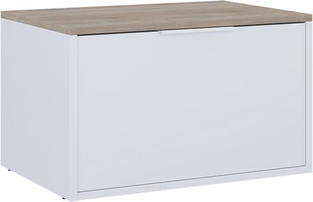 Vicco Betti Sideboard – 60 x 36 cm met deuren Wit/Sonoma
