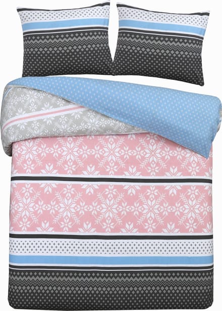 Day Dream Mette - flanel - dekbedovertrek - lits-jumeaux - 240 x 200/220 - Multi