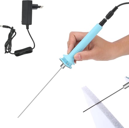 Schuimsnijder Elektrisch - Snijpen Warmdraad - Modelbouw Hobby - Constante Temperatuur - 10 cm - Metallic