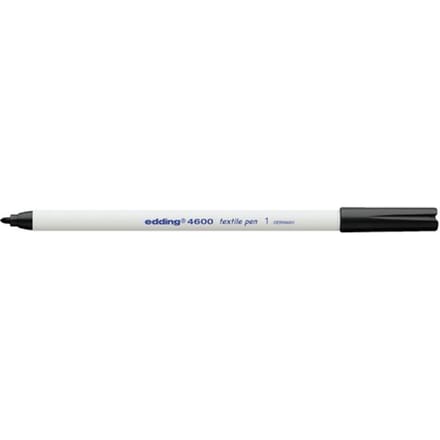 Textielmarker edding 4600 rond 1mm zwart