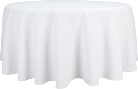 Treb Horecalinnen Tafelkleed Rond White 330cm Ø - Treb SP