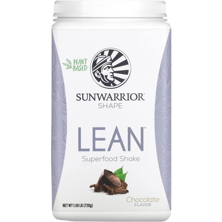 Sunwarrior, Lean Superfood Shake, Chocolat, 1,59 lb (720 g)