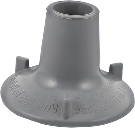 Vervangbare Zuignappen - Rubberen Voetjes - Verhoogde Stabiliteit - Universele Compatibiliteit - 95 x 95 x 65 cm - Grijs