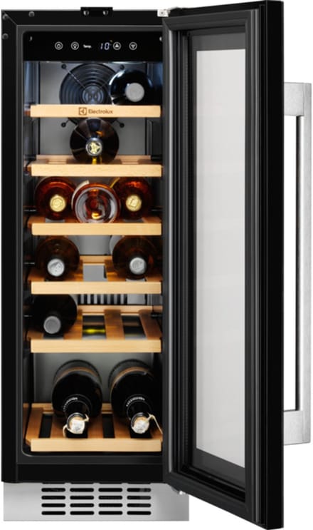 Electrolux ERW0673AOA Compressorwijnkoeler Ingebouwd Zwart 20 fles(sen)