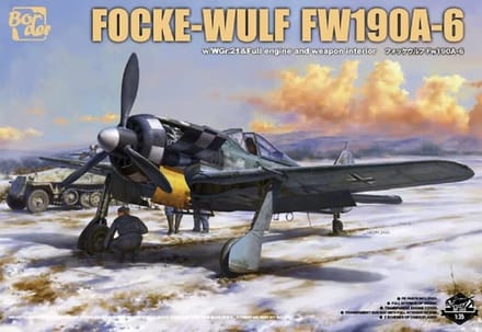 Border Model Modelbouwpakket Militaire voertuigen - BF003 Focke-Wulf Fw 190A-6 w/Wgr. 21 - Full engine and weapons interior Plastic - 1:35 - Modelbouw