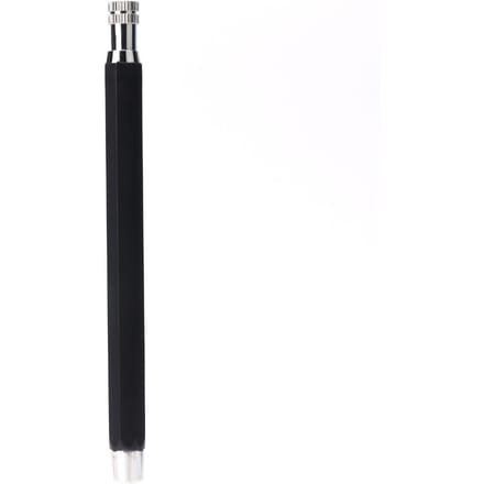Crayon automatique en acier inoxydable, taille de recharge 5.6mm, stylo mécanique Portable pour peindre des graffitis black