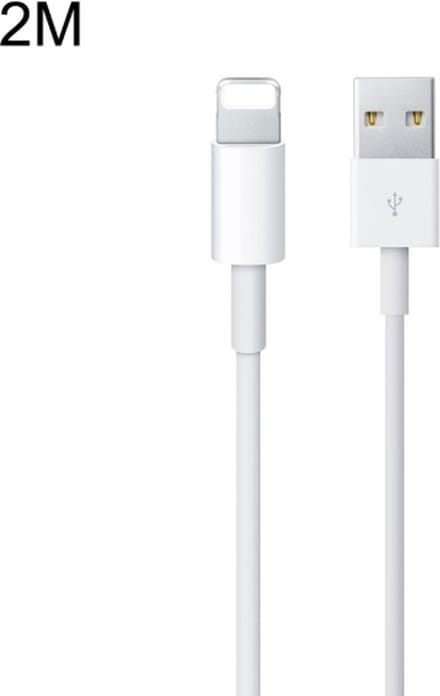 USB oplader - kabel - oplaadkabel - Geschik voor: Lightning USB kabel - lader - Laadkabel - 2 Meter