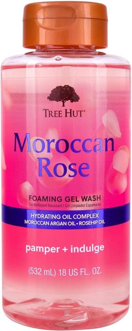 Tree Hut Moroccan Rose Foaming Gel Body Wash - Douchgel - Badschuim - 532ml