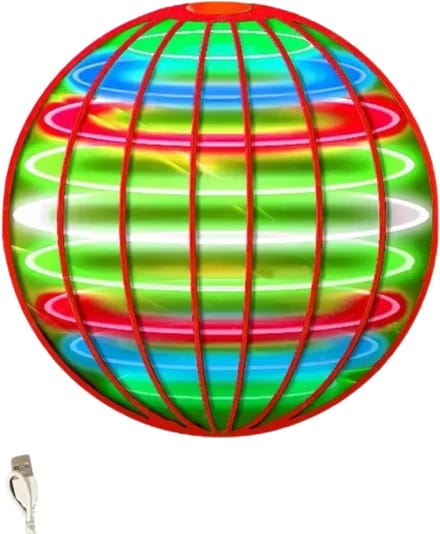 Bovista Flying Ball - Spinner - Magic - Heli - Boomerang - Boomerang Bal - Rood