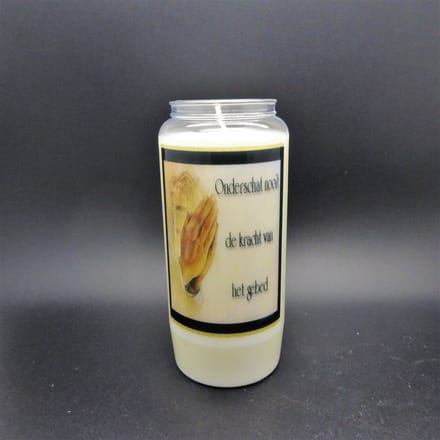 Noveenkaars Spreuk 001 - 6 dagen brander (5 stuks)