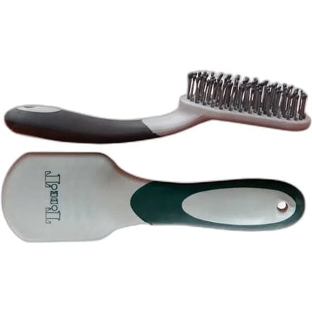 Paardenborstel met manen, tweekleurig assortiment T de T