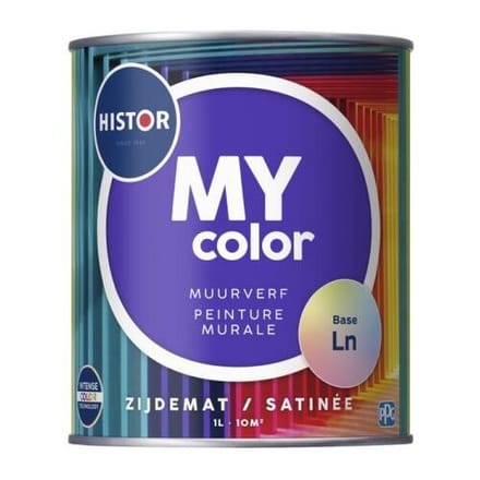 MY color muurverf zijdemat basis Ln 1 l