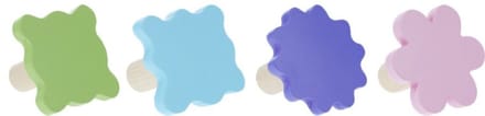 Home & Styling Kapstokken Bloemen - Set van 4 stuks - Multi