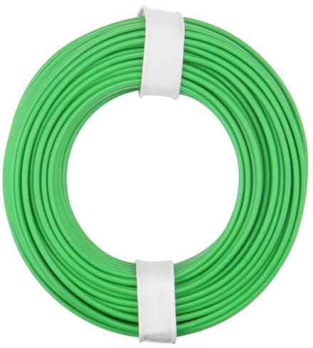 Donau Elektronik 175-014 Draad LiY 1 x 0.75 mm² Groen 1 stuk(s)