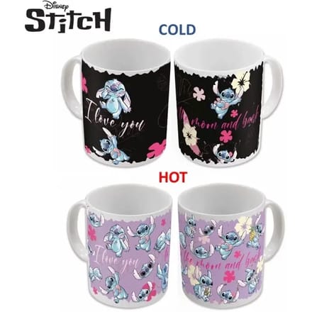 Stor Stitch Ik Hou Van Je Thermosbeker 325ml Veelkleurig