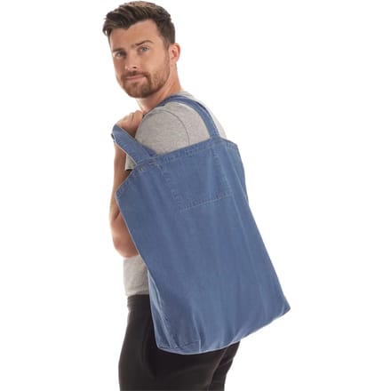 Grote denim shoppersack Mantis