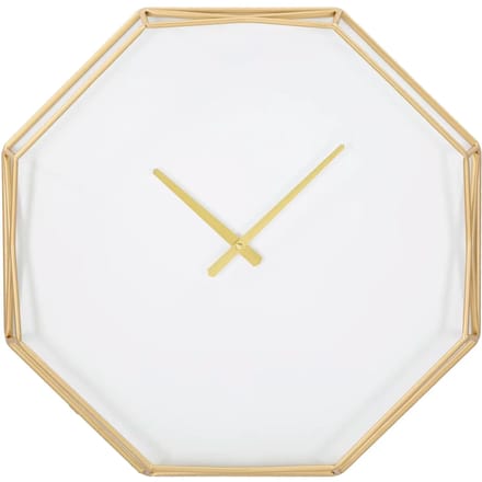 Analoge wandklok Mauro Ferretti Goldy Octagonal
