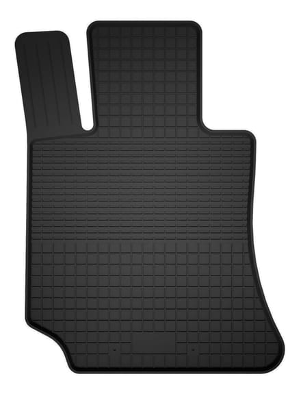Wielganizator BasicProtect Serie - Gum Rubber Mat - Voor Mercedes C W204 - 1,5 cm Rand - Zwart