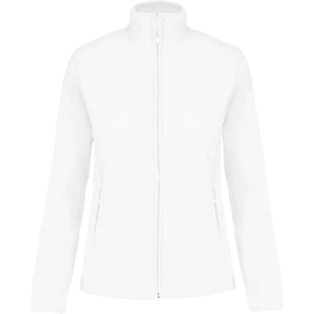 Kariban Microfleece met rits dames K907 - White - M
