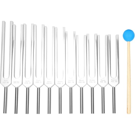 Ensemble de 11 outils de diapason, marteau, alliage d'aluminium, thérapie sonore, relaxation white