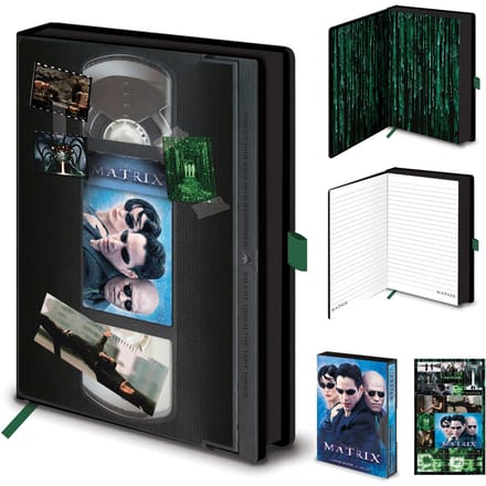 The Matrix VHS A5 Premium Notebook