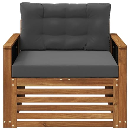 vidaXL - Buiten - Midden - Sofa - Naturel