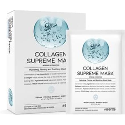 Masque Beauté Suprême au Collagène, 10 Feuilles, 0,88 oz (25 grammes) Chaque