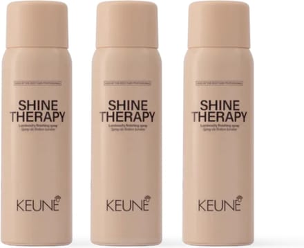 3 stuks - Keune - Shine Therapy - Luminosity Finishing Spray 75 ml