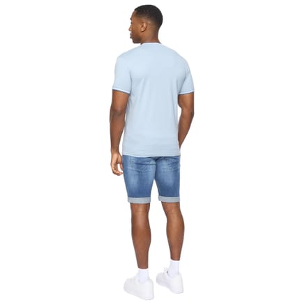 Crosshatch Heren Shellworth T-Shirt (Lichtblauw)