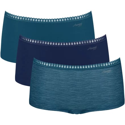 Sloggi GO Crush Short C3P Dames Onderbroek - TURQUOISE