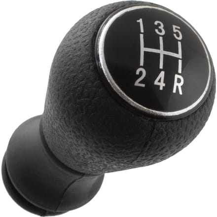 M MODECAR - Schakelknop - Zwart - Zilveren Schema - 17 mm Montage