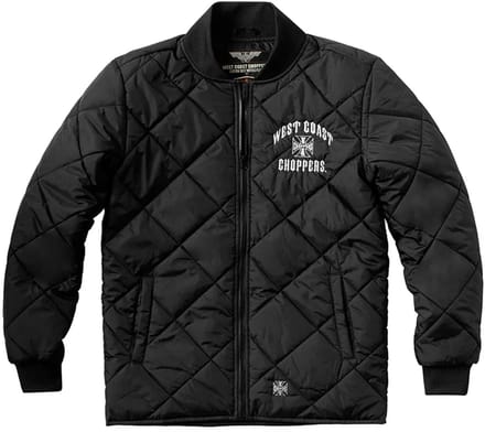 West Coast Choppers Iron Quilted Jas Zwart XL Man